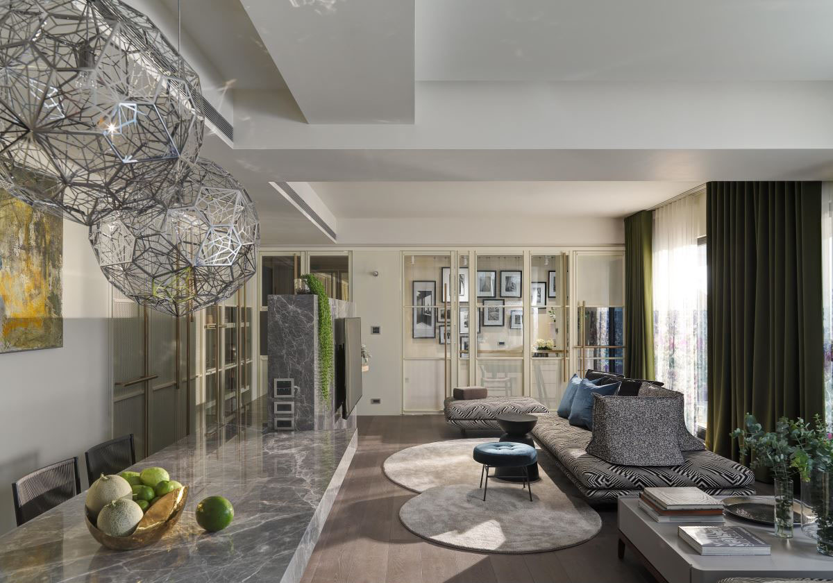 甘纳设计 42坪 两房混搭风-8