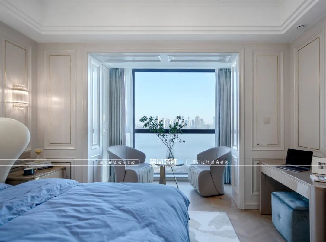 钱塘江畔意式轻奢江景房丨铭品装饰-46