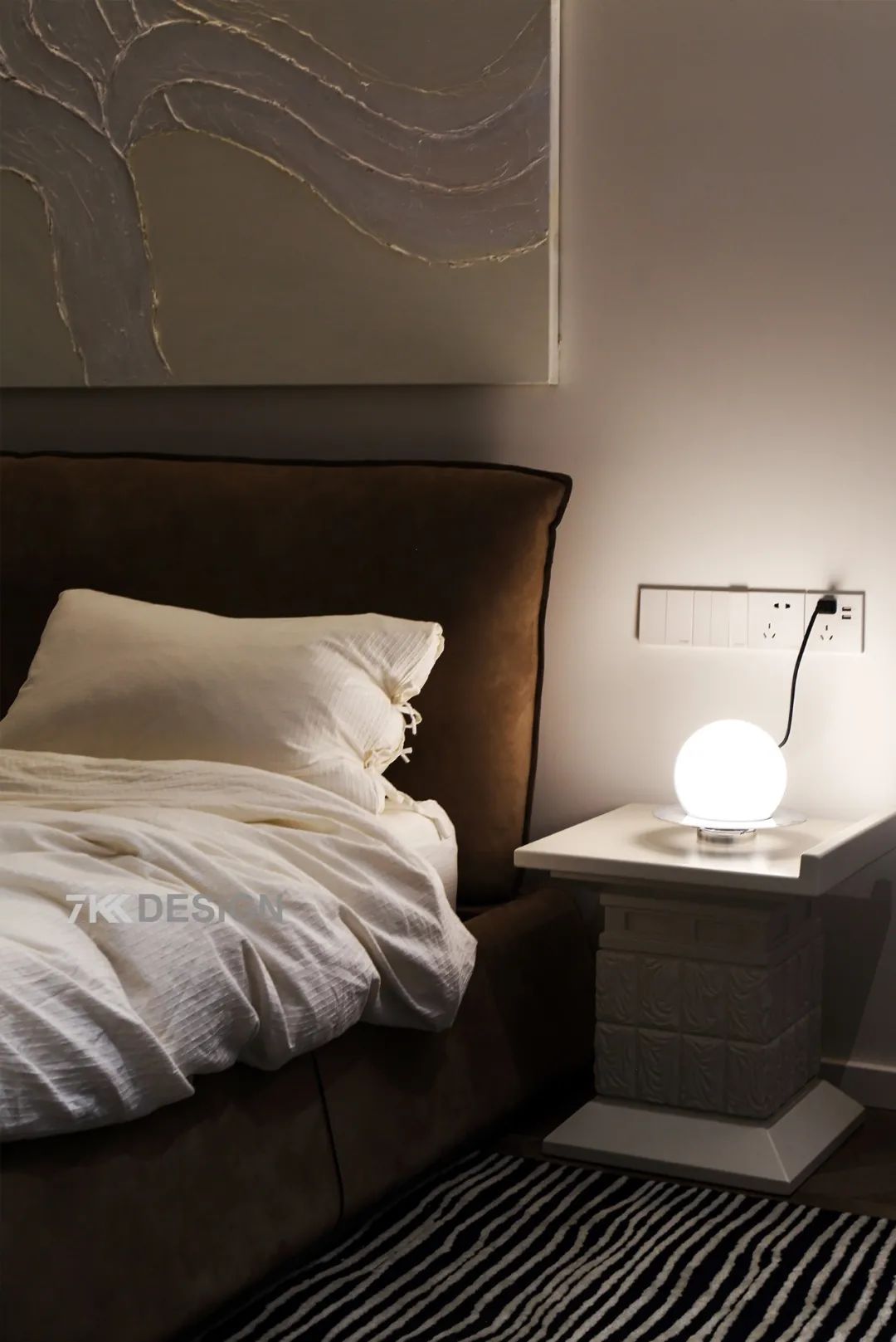 上海 145㎡美式双入户无主灯设计宅丨中国上海丨7KK DESIGN-47