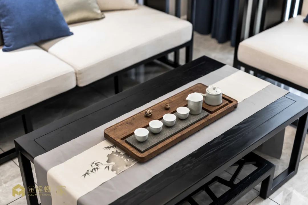 116㎡新中式设计 ▏烟雨入江南 山水如墨染-34