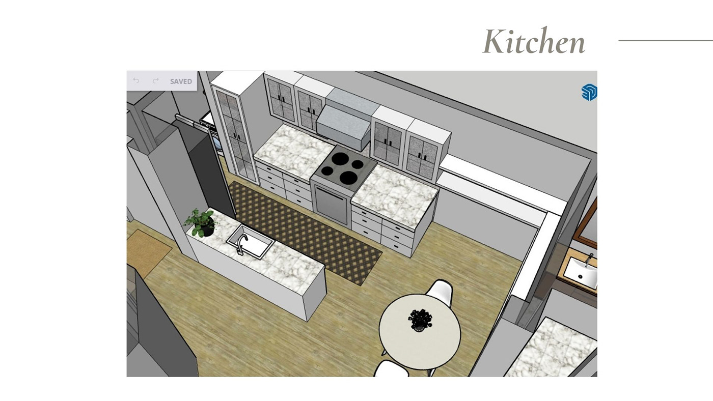 Anastasiya Gushchina丨平层丨Residential Concept: SketchUp + 2020 Design-6
