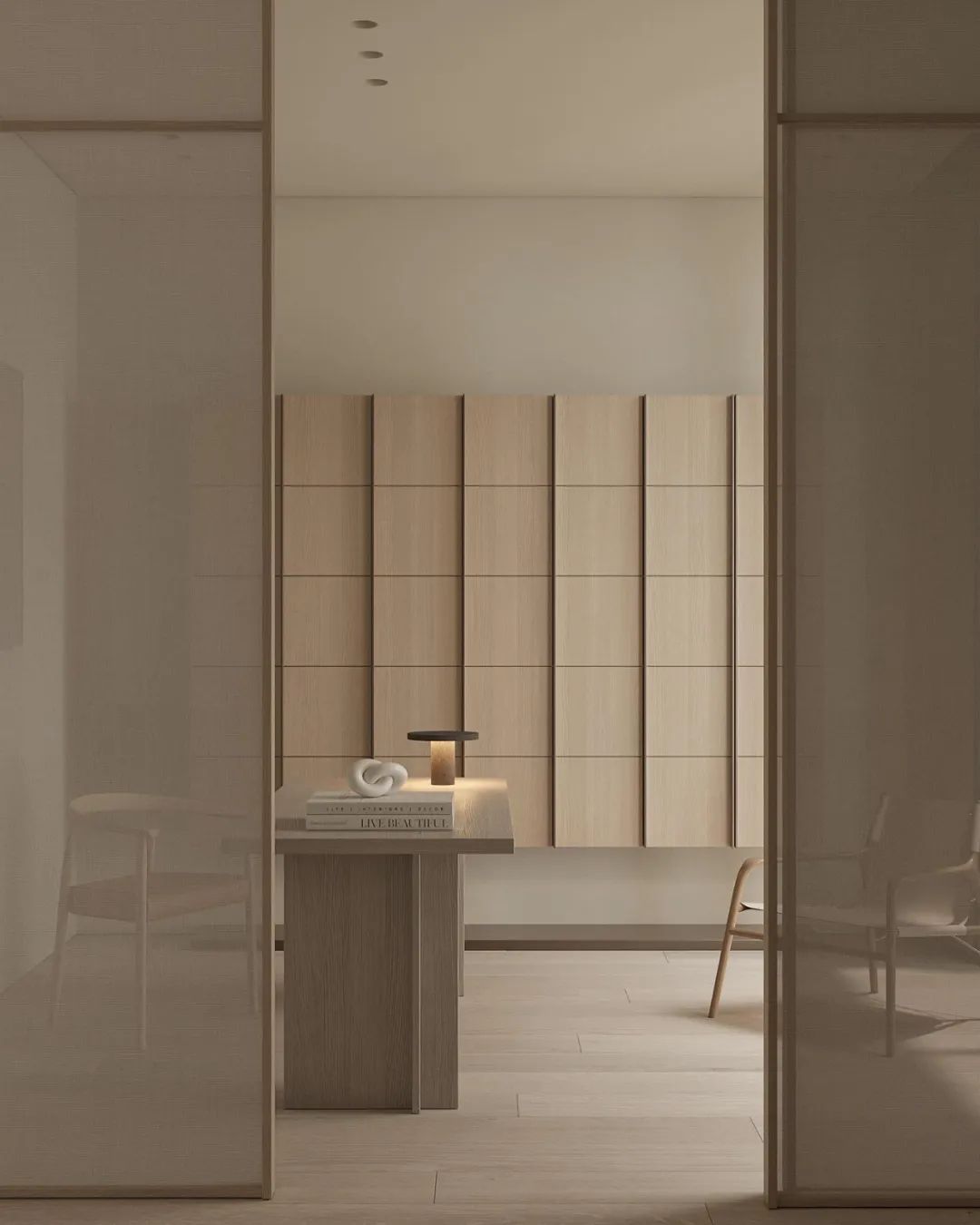 奶油色调的宁静家园丨Zeworkroom Studio-30