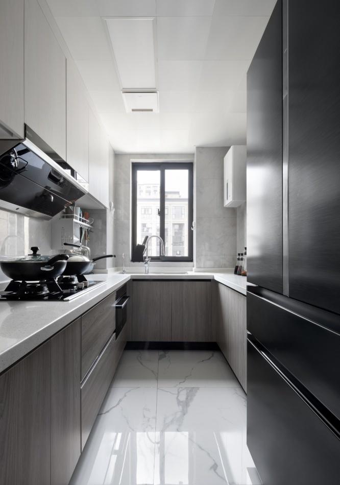 上北设计 | 蓝色乳胶漆打造的清凉空间-19