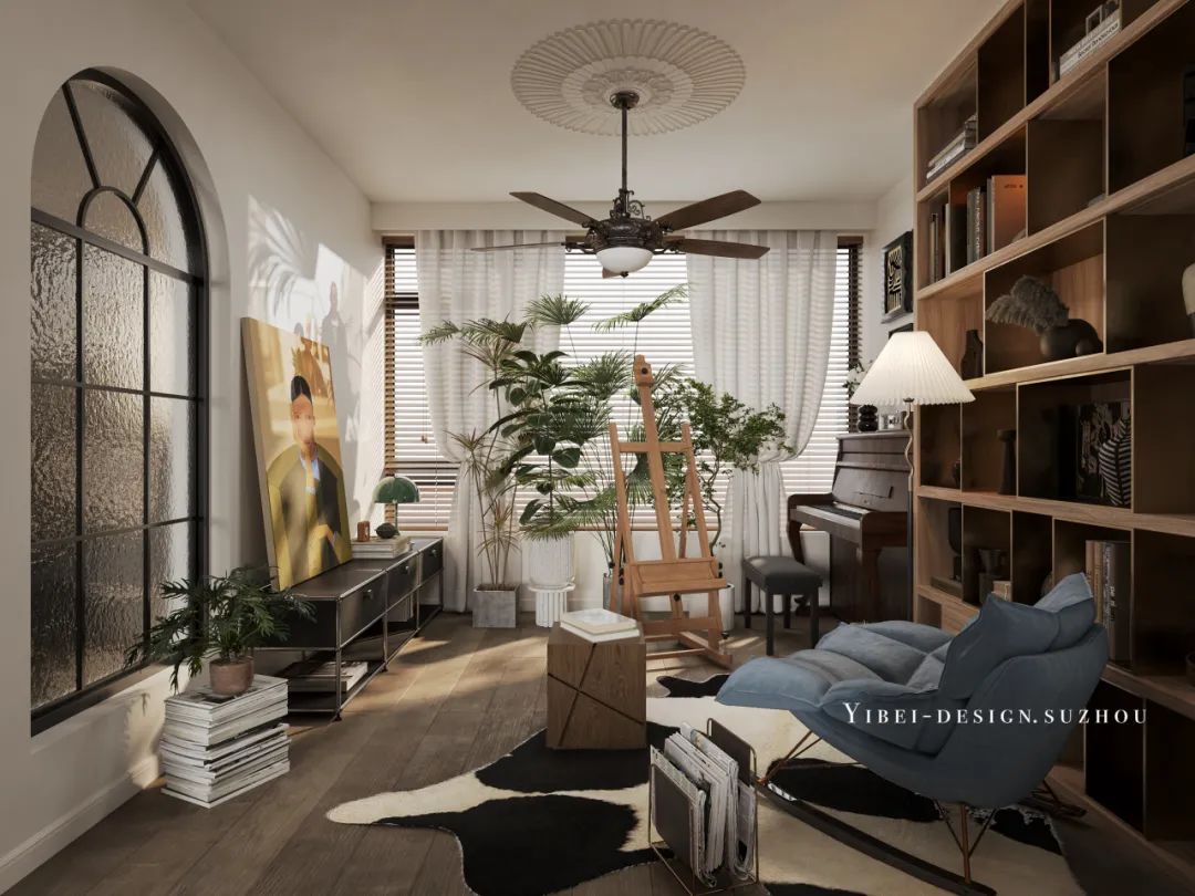 法式浪漫艺术气息居家空间设计丨中国苏州丨YIBEI DESIGN-22