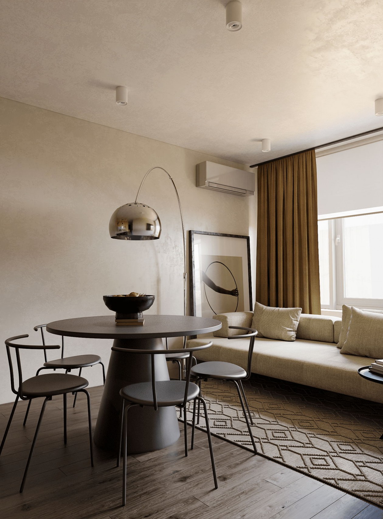 乌克兰70㎡ 浅色系空间设计 温柔极了！-11