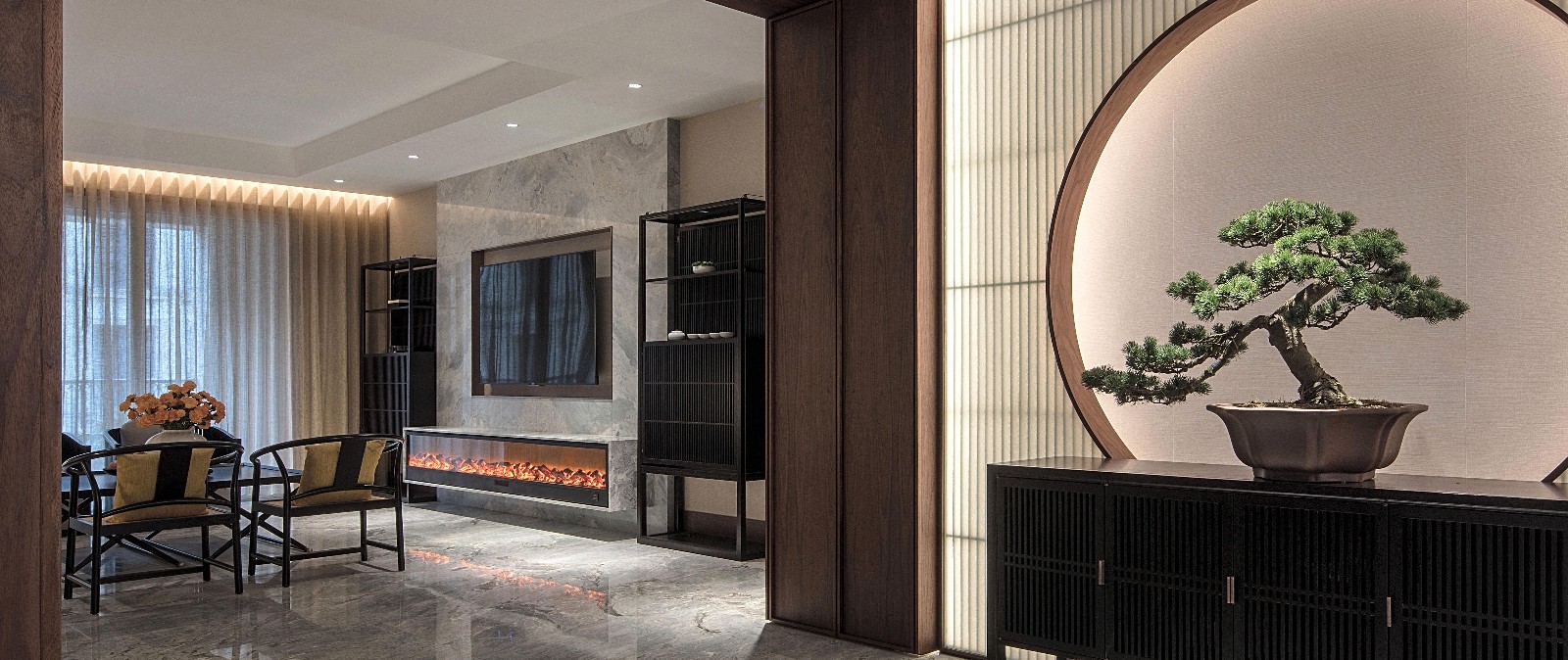 苏州御园——210m²新中式住宅  费宁-20