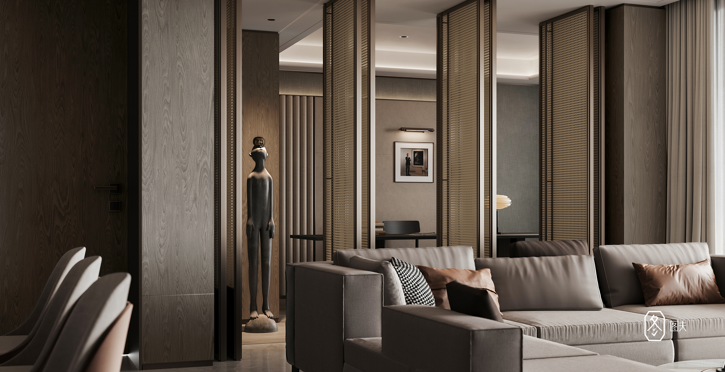 高级典雅的客餐厅设计丨图夫 x 金该-13