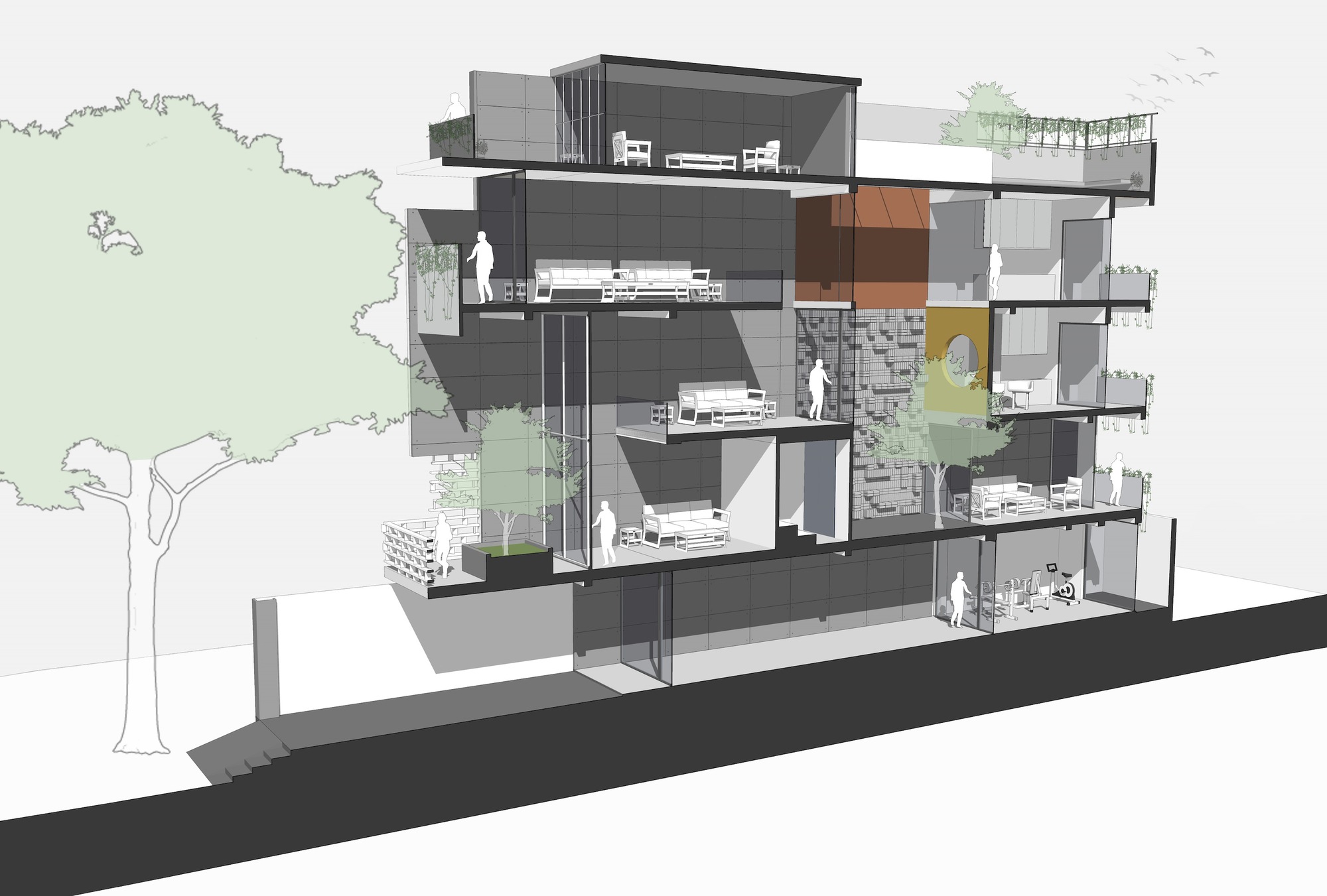 斯瓦坦特拉住宅丨印度丨Spaces Architects@ka-28