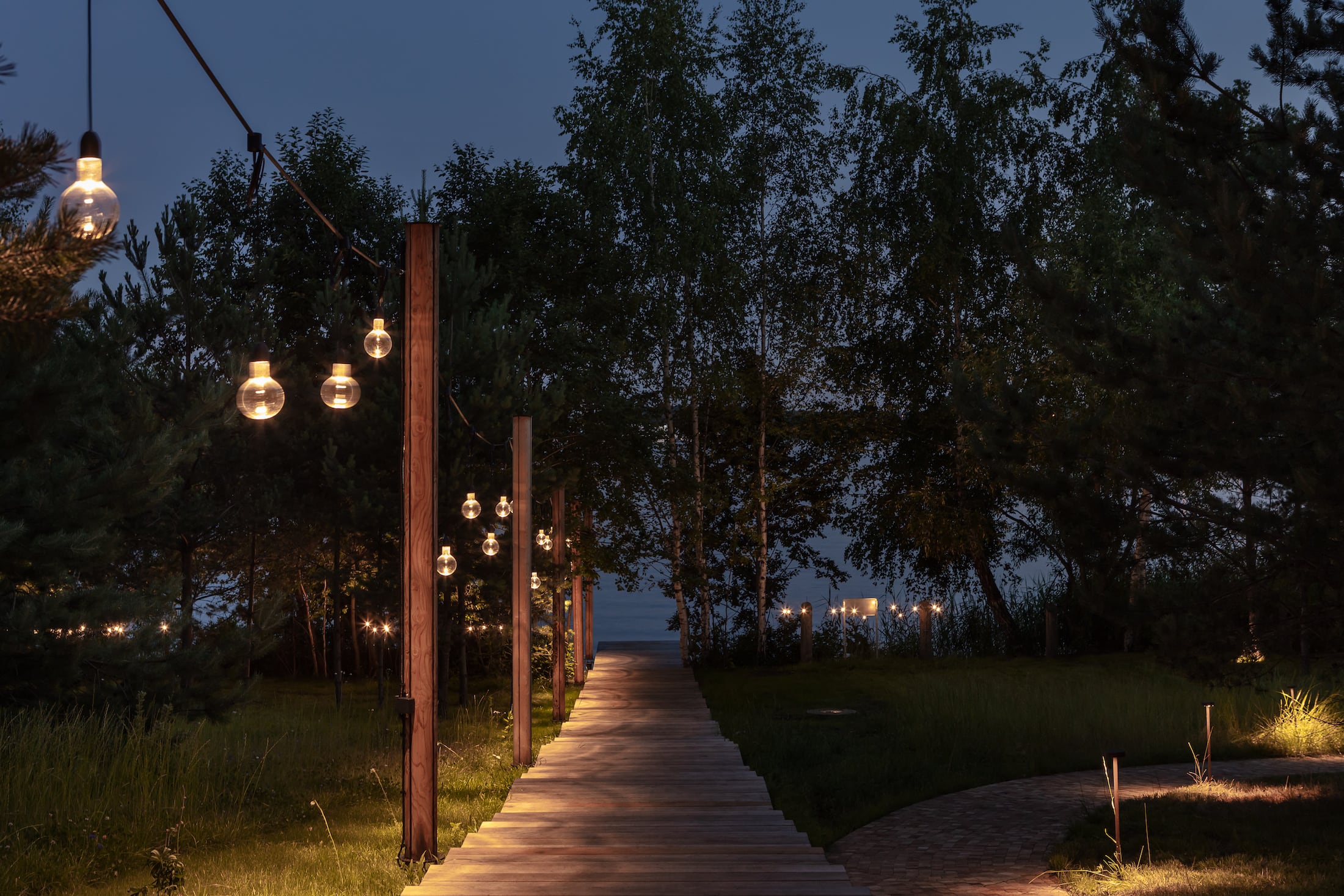 莫斯科北部童话森林湖景-13