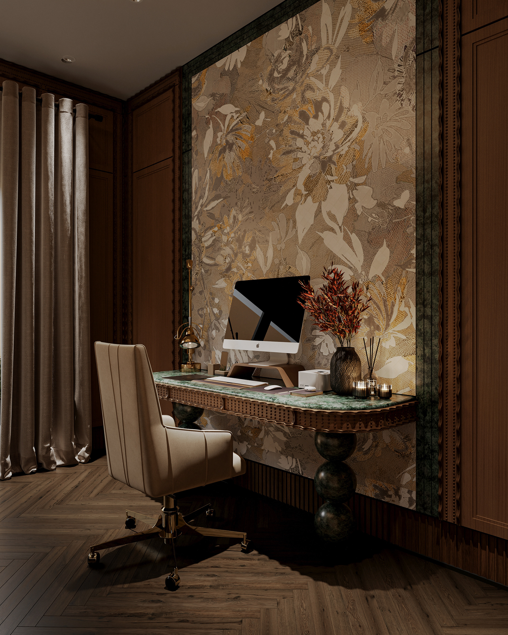 ARTDECO卧室设计丨越南河内-8