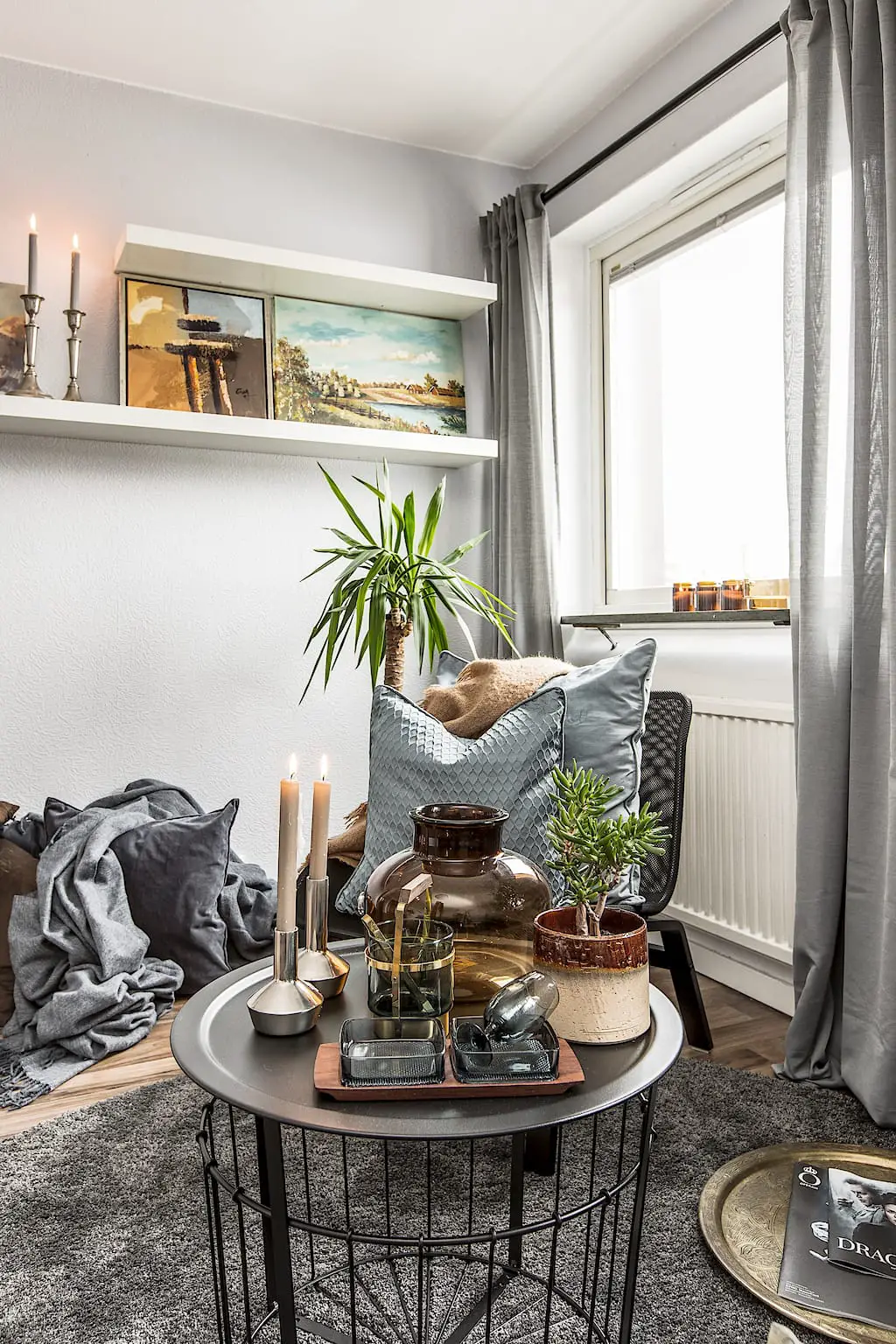 瑞典 41 平米极简温馨小窝-2