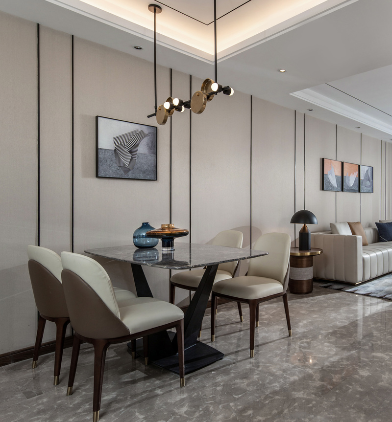 融侨郑州融侨府高层133户型样板间——龙舌兰日出主题设计-2