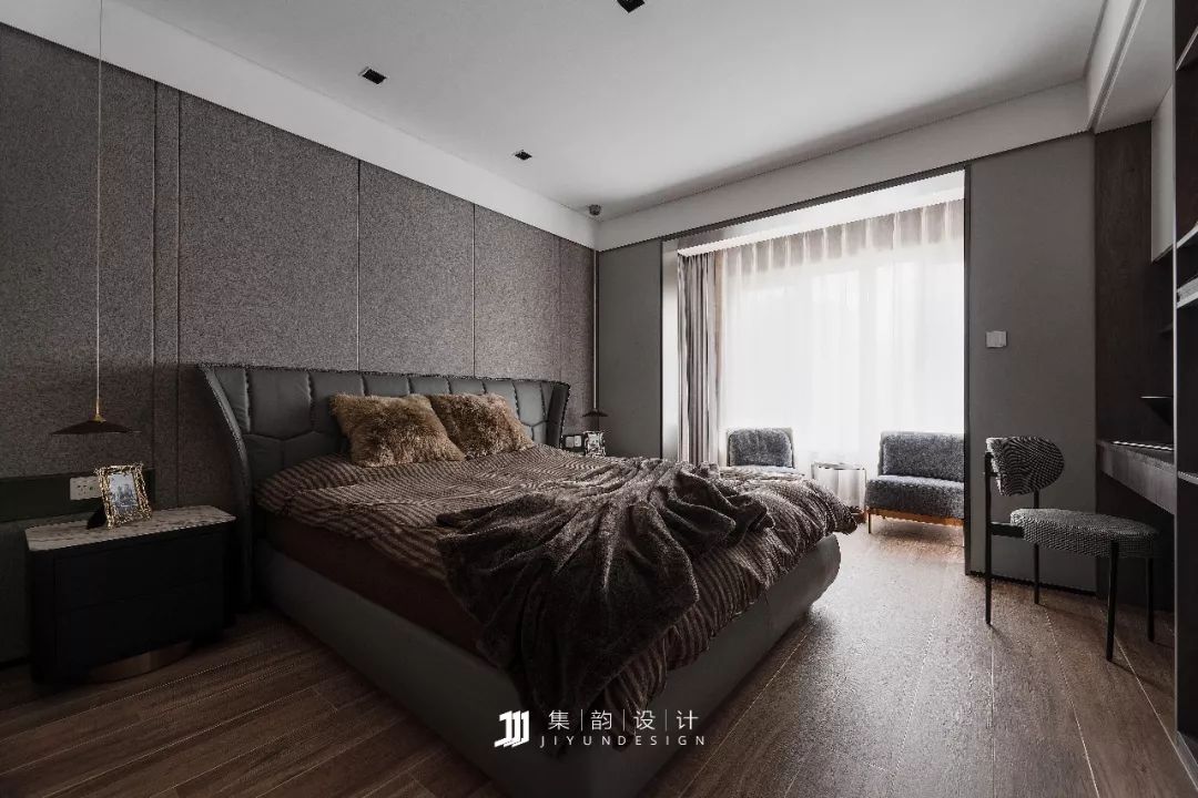 集韵设计|| 西安 160㎡现代简约之家,藏匿收纳空间的秘密-120