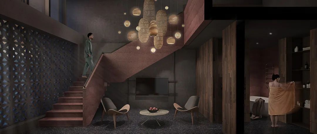 康定斯基灵感几何咖啡厅丨源里源外设计-59