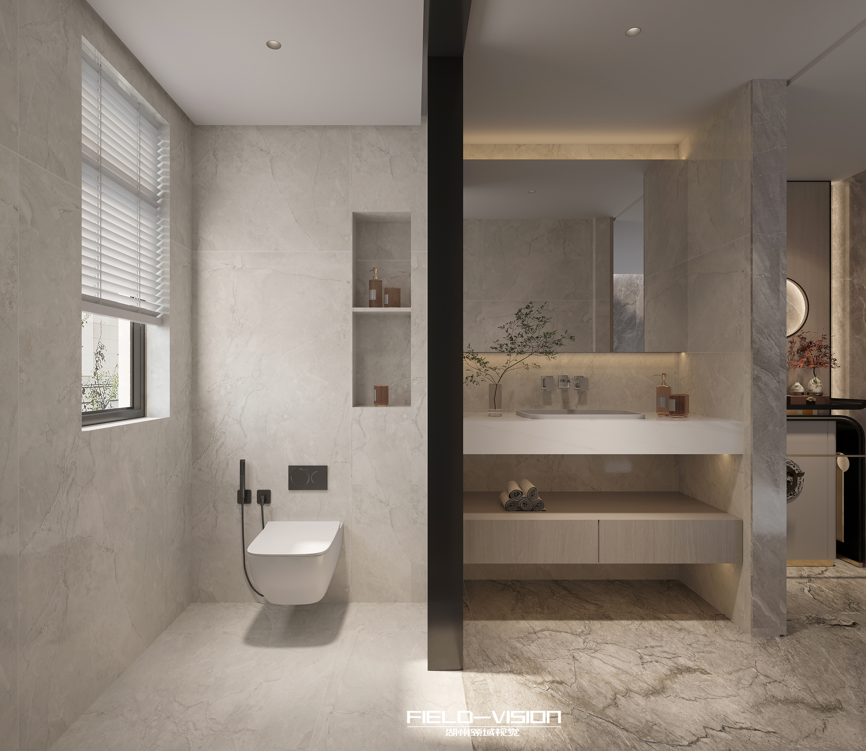 中式大平层室内设计-54