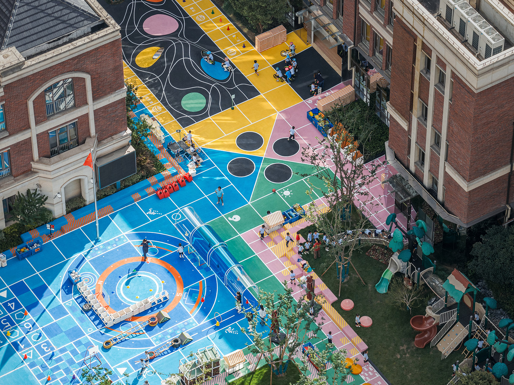 飞行棋幼儿园（上海市徐汇区科技幼儿园文定园景观提升）丨中国上海丨VIA维亚景观-6