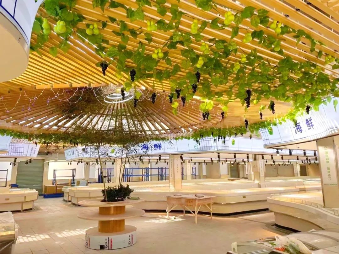 坐落千年古镇，横溪菜场改造升级，新中式田园风刷新菜场“高颜值”！-173