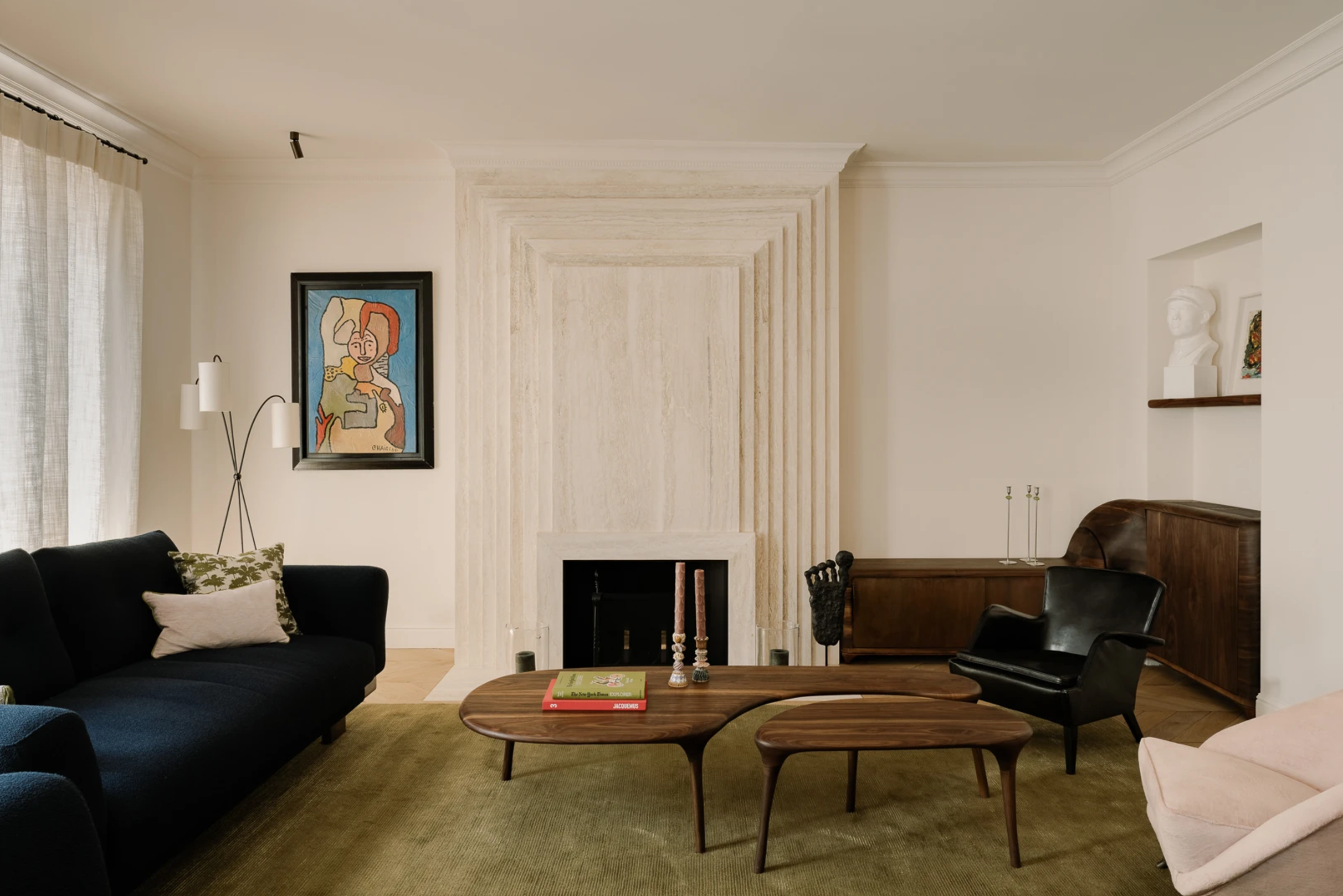 Rue de l’Abbaye 公寓设计丨法国巴黎丨Ett Hem 工作室-4