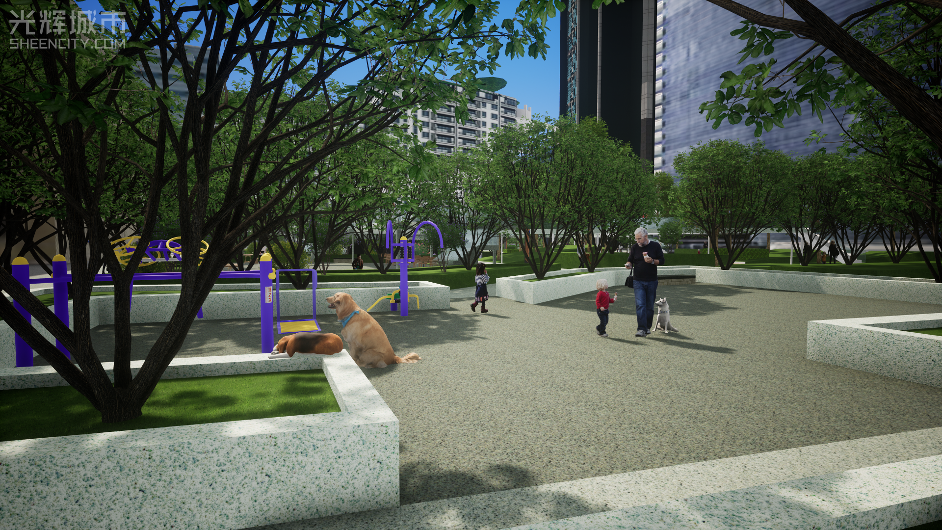 折叠花园·金科中心广场景观规划设计-3