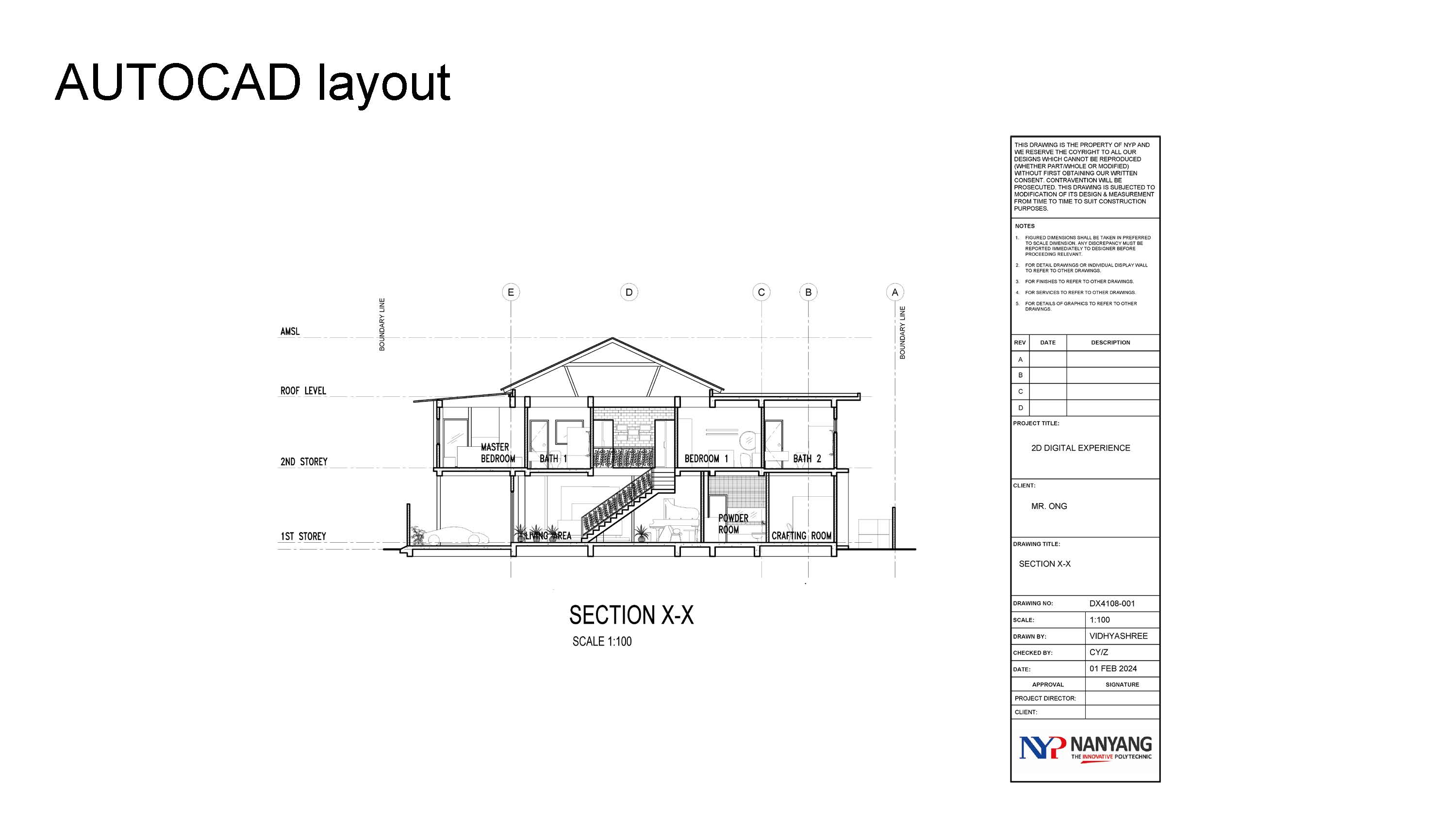 2 Storey Terrace - AutoCAD layouts-11