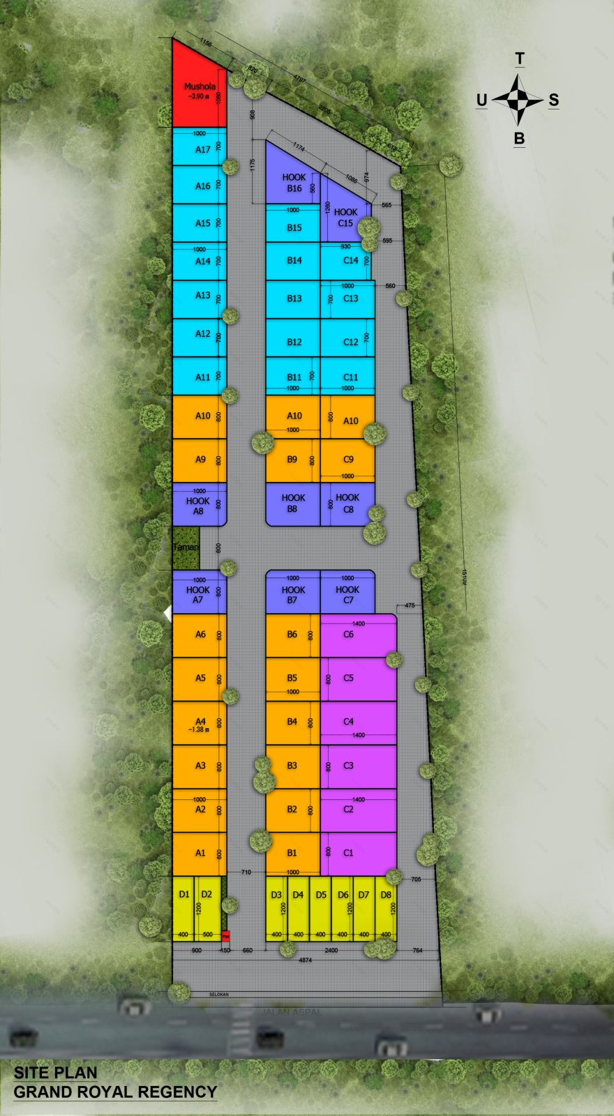 Desain Perumahan Karangploso, Kabupaten malang-16