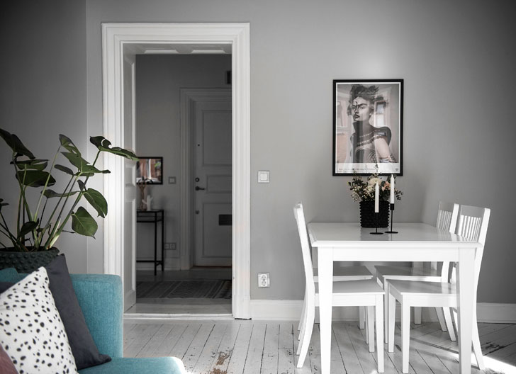 斯德哥尔摩魅力公寓，时尚色调与海景窗的完美结合-6