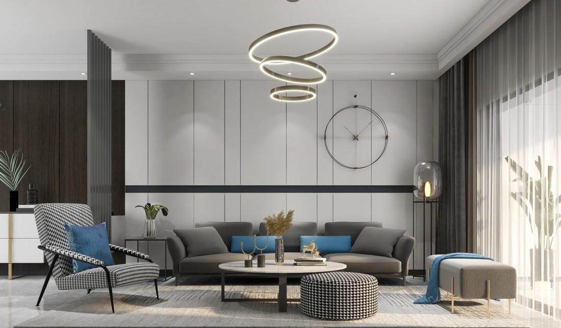 现代轻奢木系家居,品质生活的艺术呈现-0