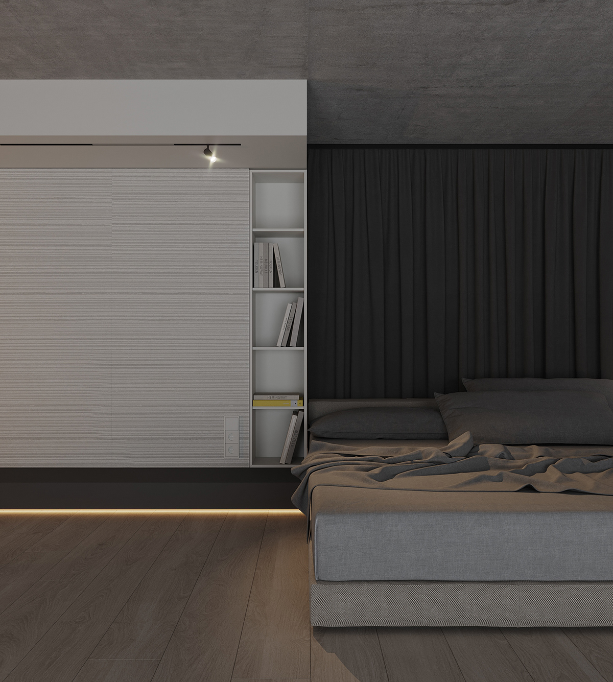 高级灰色系住宅设计-10