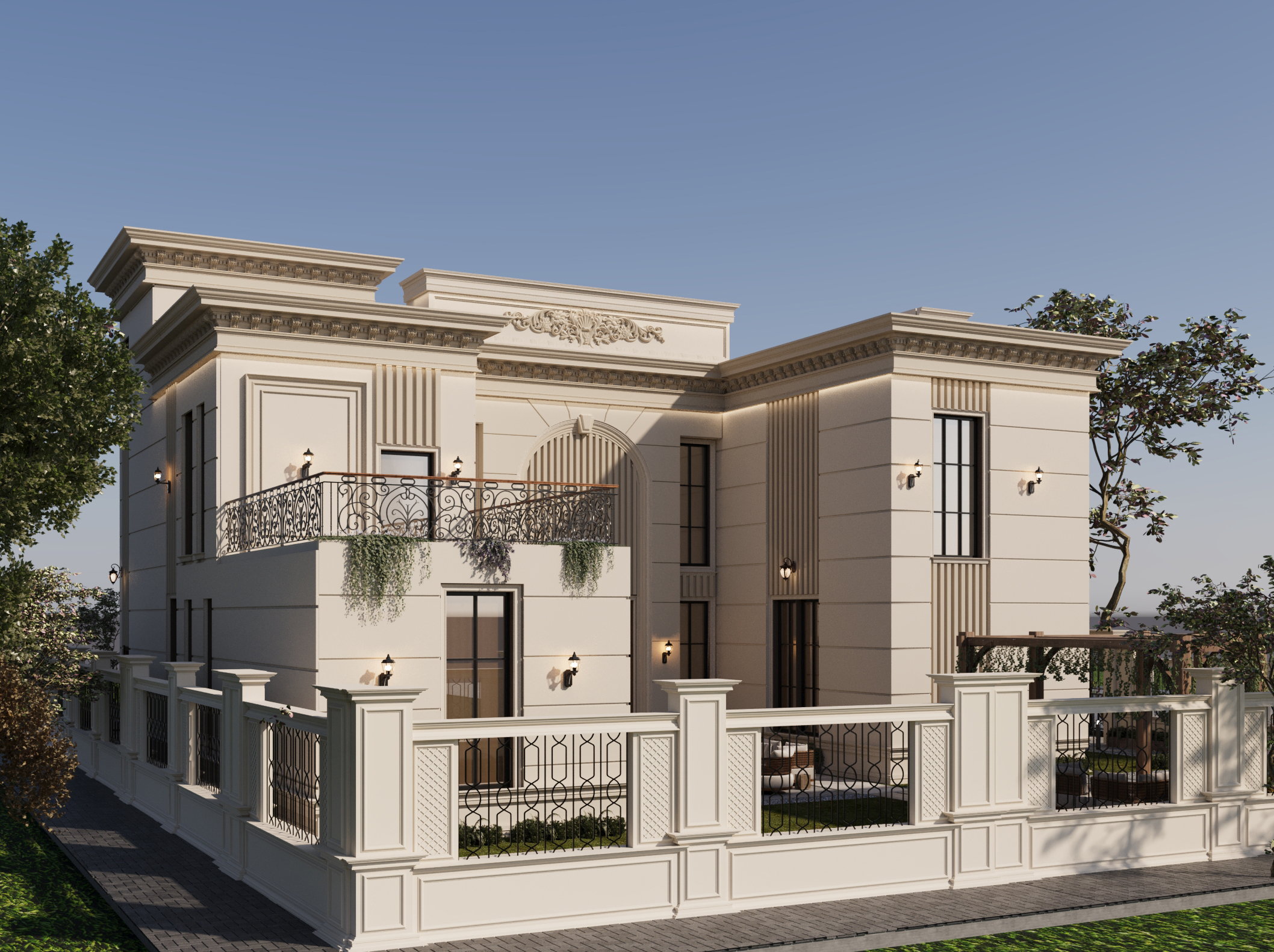 villa exterior landscape-3