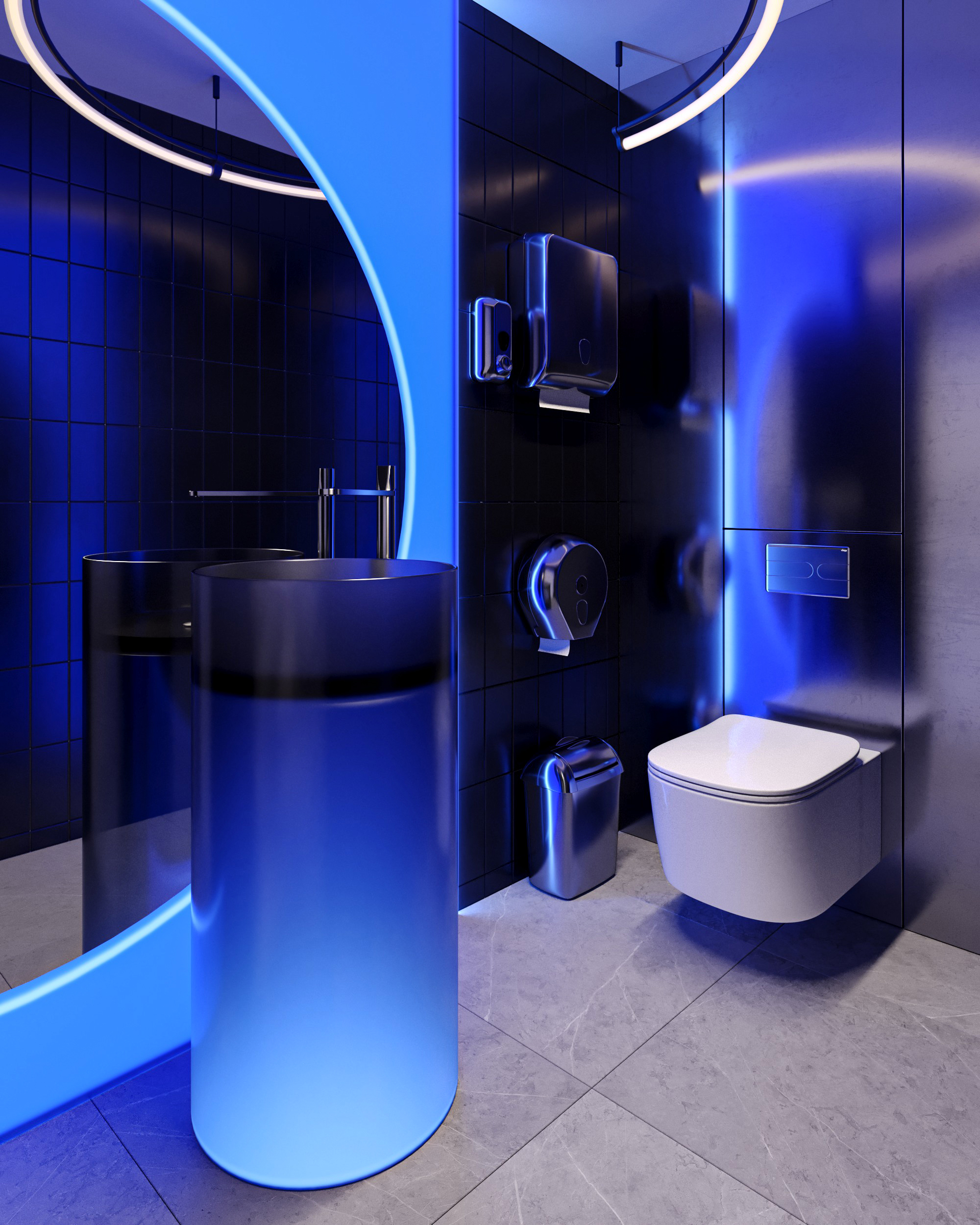 WC & Kitchen Cafe HB丨Sher.Architects-9