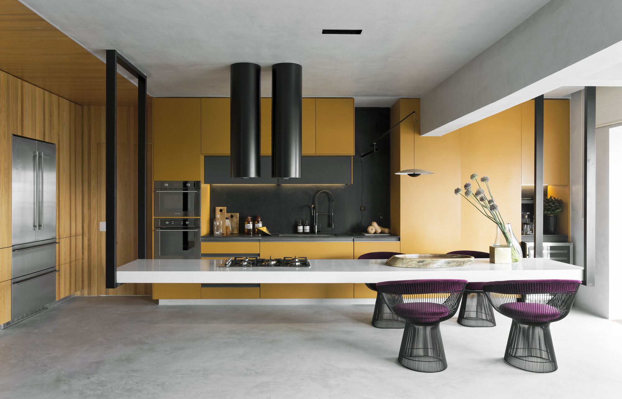 悬空 4.5 米!São Paulo 平层公寓创新厨房设计-14