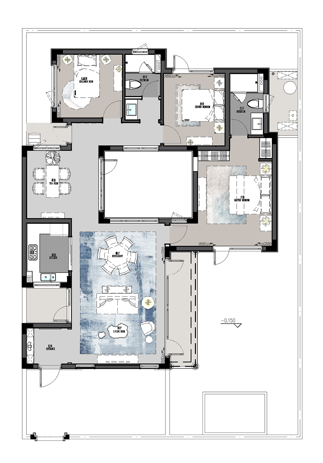 绍兴花语堂丨中国绍兴丨浙江东南建筑设计院,苏州园林设计院,矩阵纵横,矩阵鸣翠-130