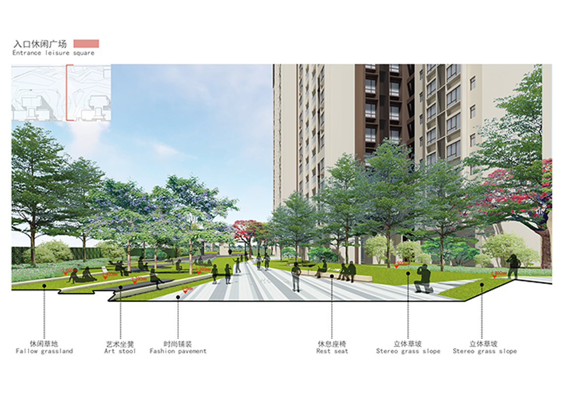 广州南沙时代长岛现代简约景观设计-9