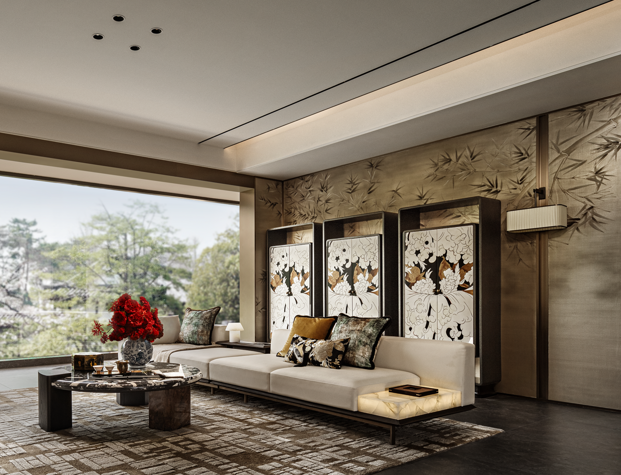 INNEST意巢设计：珠海·正方·南湾首府180㎡，东方美-15