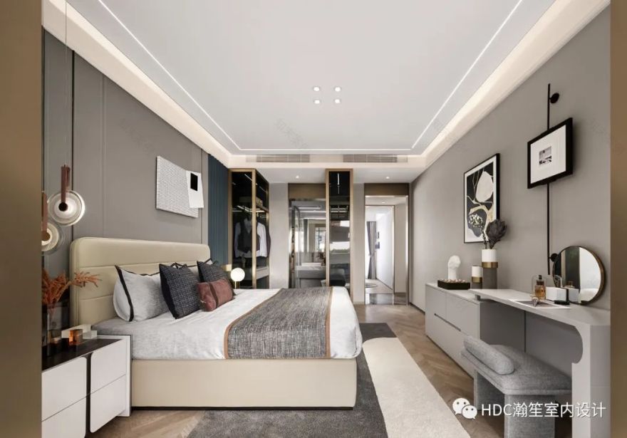 绵竹仟坤天朗样板间丨中国德阳丨HDC成都瀚笙室内设计有限公司-60
