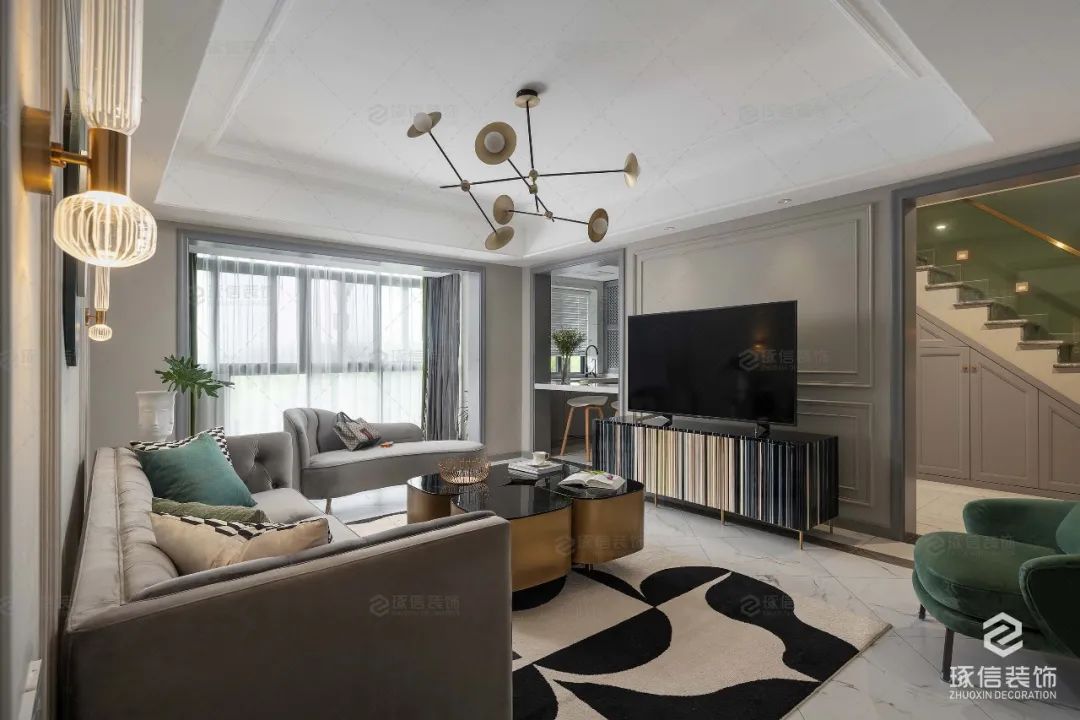 巴南府邸 | 现代美式轻奢，温馨居家之作-45