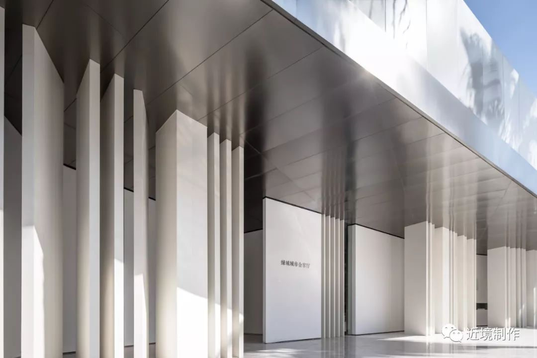 绿城凤起玉鸣城市展厅——白色丛林中的光影艺术-31