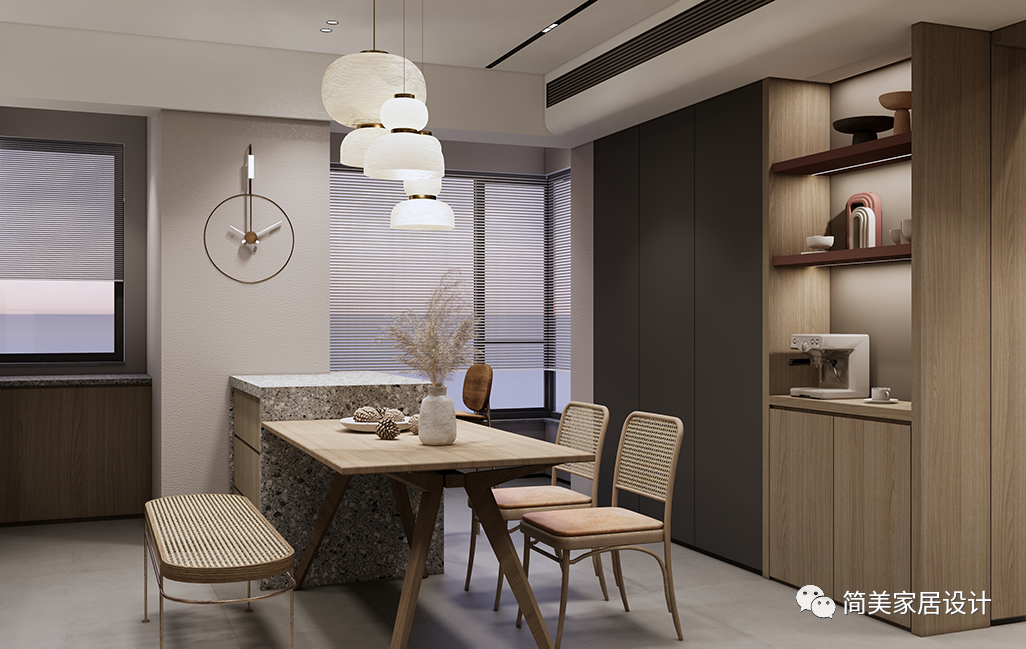 113㎡轻复古原木家居空间设计丨中国广州丨简美设计-66