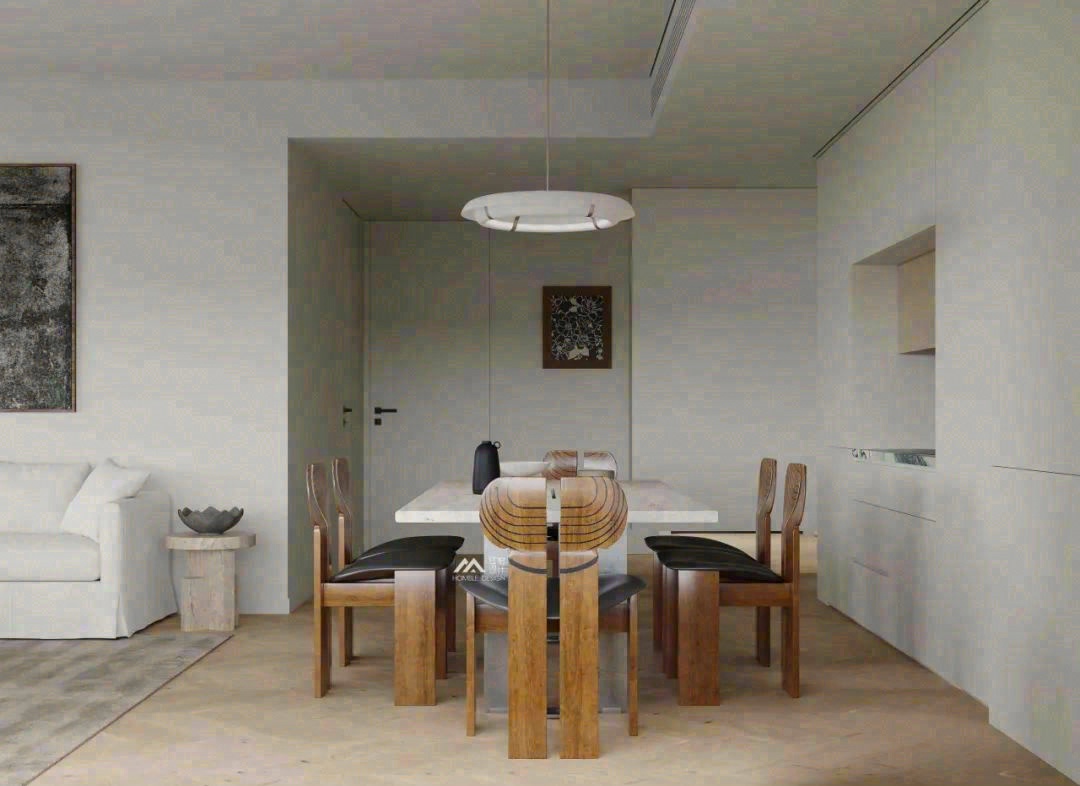 极简大平层设计丨HOMBLE 红柏设计-24