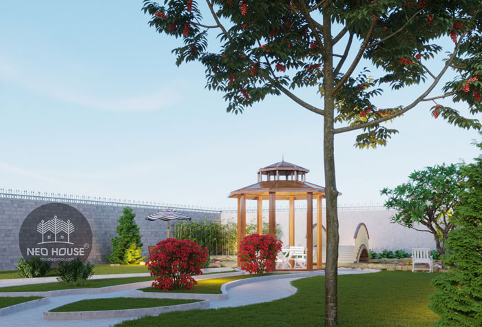 绿意盎然的两层别墅设计,和谐融入自然-10