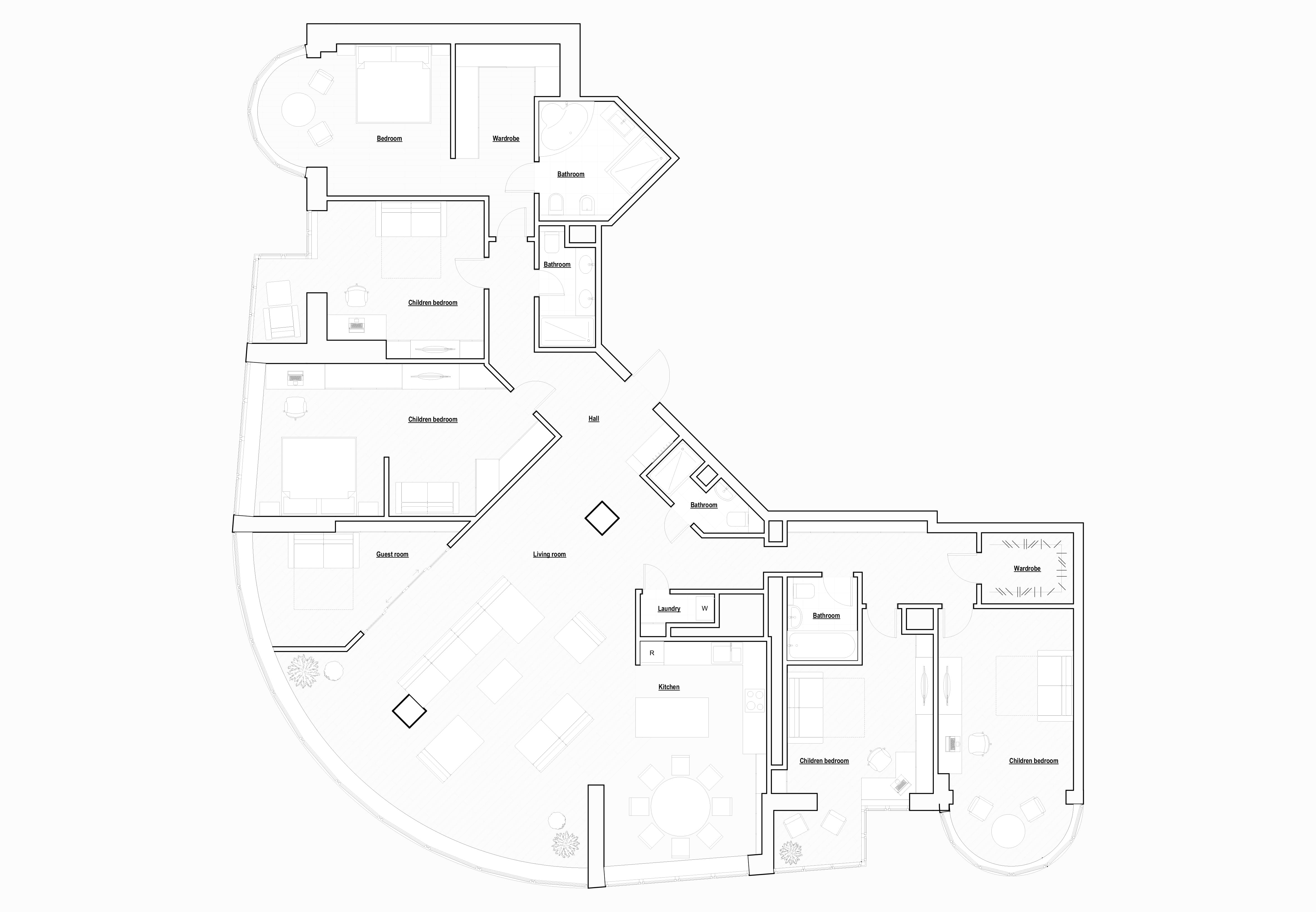 乌克兰基辅 260㎡住宅设计-0