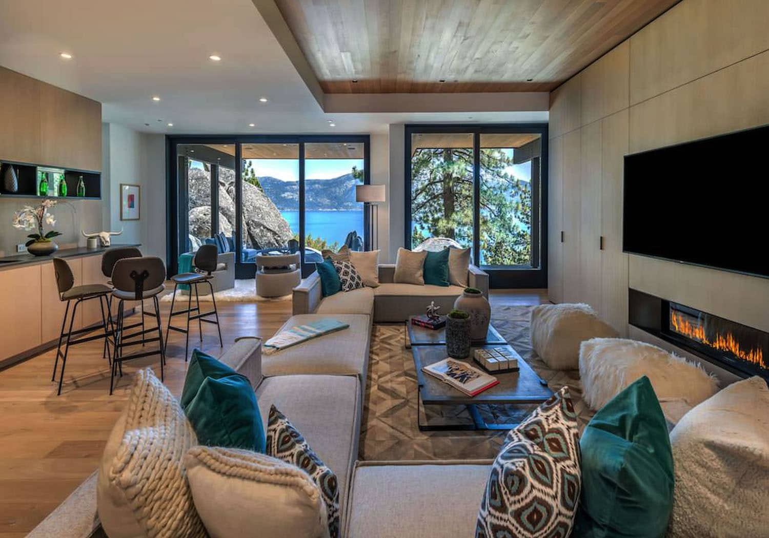 An extraordinary lakefront mountain house with idyllic views of Lake Tahoe-28