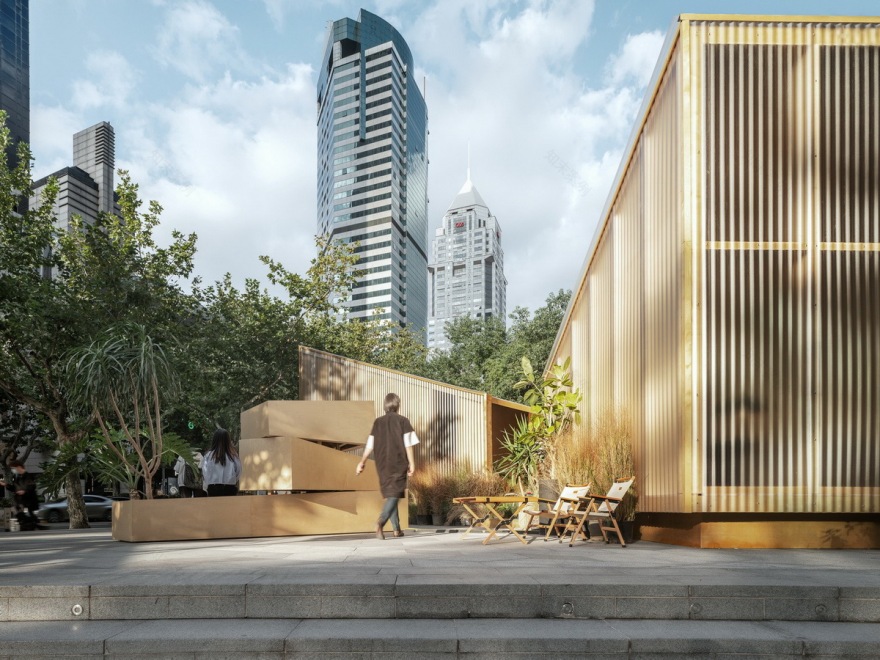 间园 · 闹市中的空间装置丨中国上海丨间筑设计-10