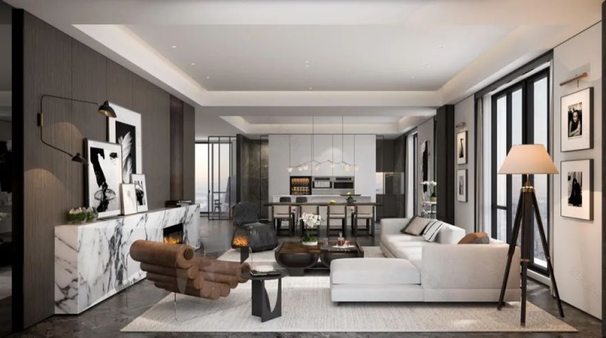 杭州 300㎡豪宅设计丨中国杭州丨李益中空间设计-10