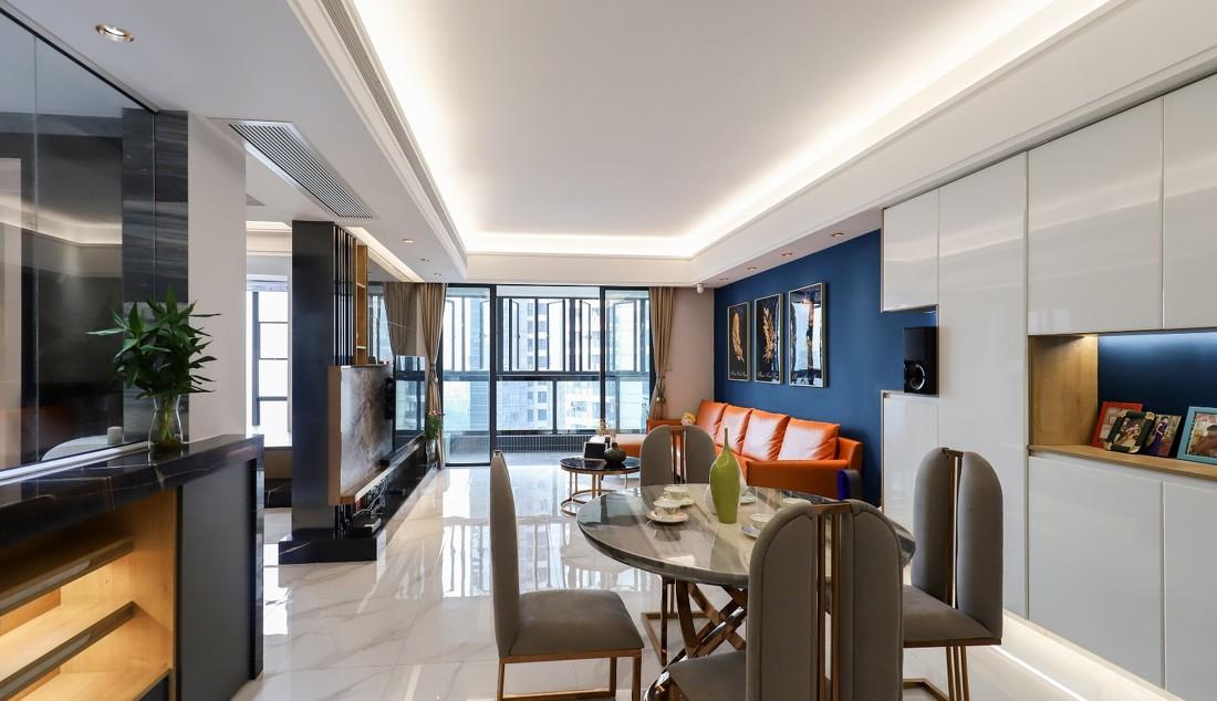 爆改传统 3 房,打造 41 平米大气客厅-9