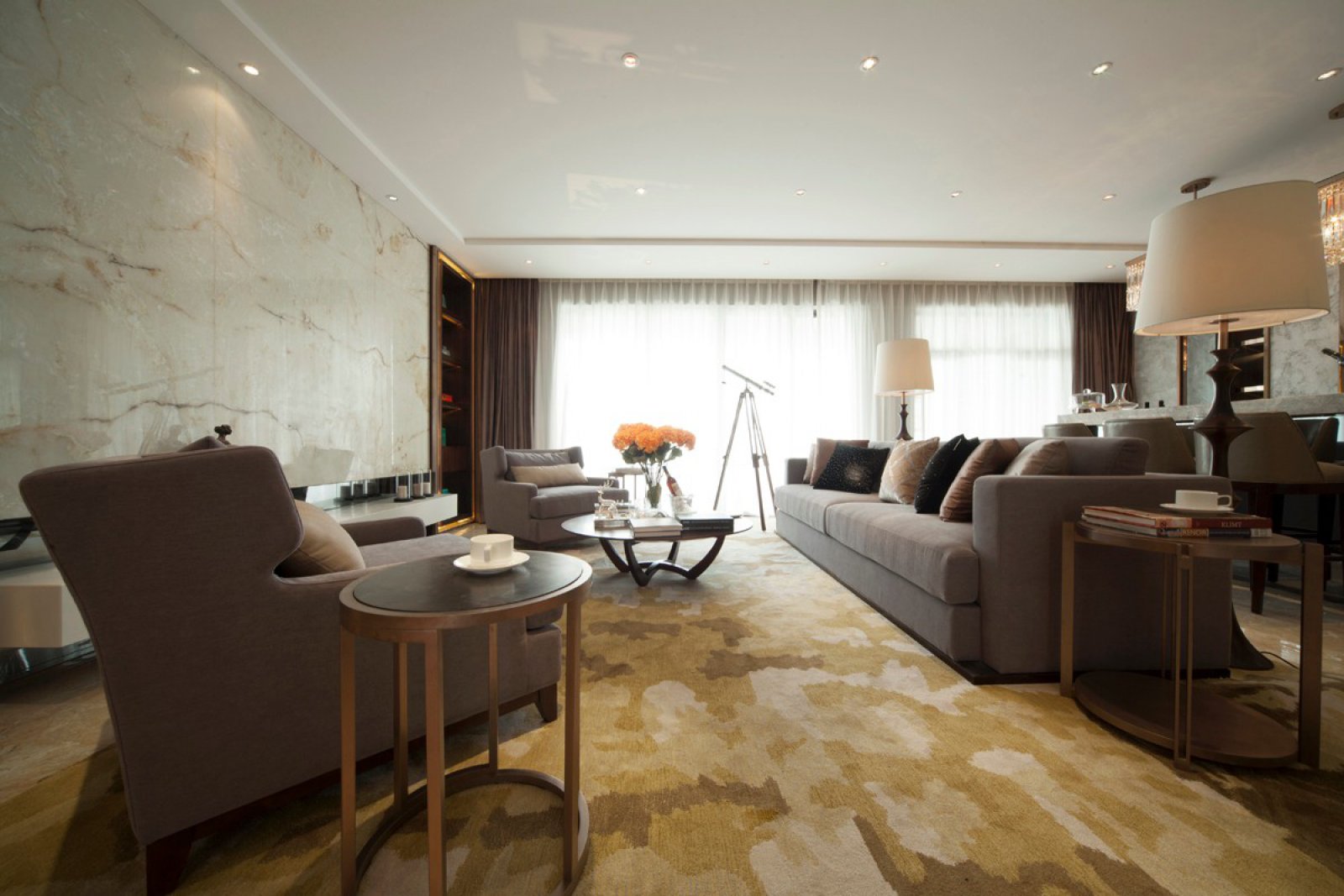 时尚的暖意 中信金山湾样板间  曾秋荣-4