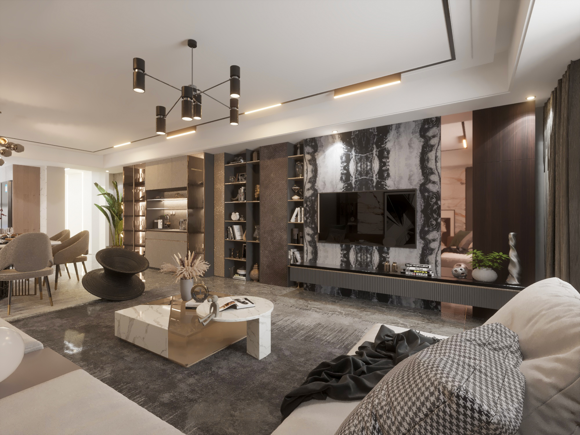 Apartment Rececption & Kitchen-4