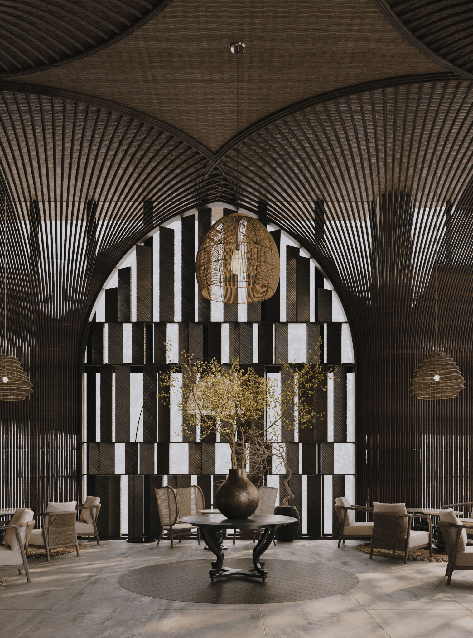 NINH KIEU 酒店大堂室内设计丨越南-14