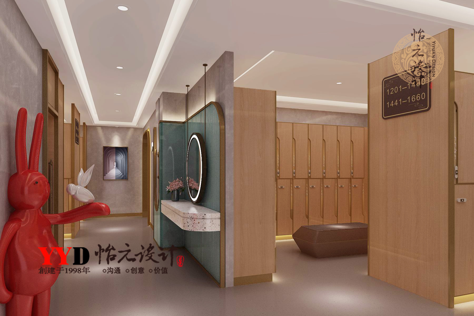 碧海云天城市汤泉设计丨怡元设计-4