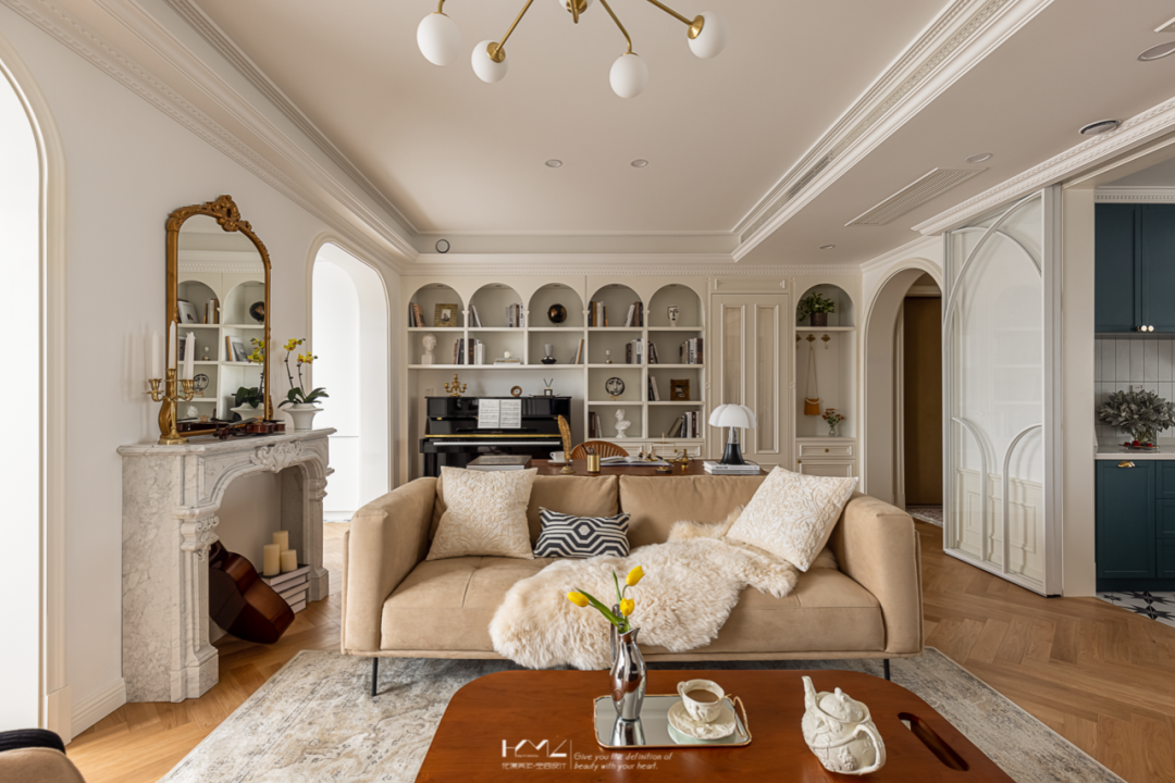 南京大名城紫金九号法式浪漫住宅设计丨中国南京丨花漾美作·空间设计-52